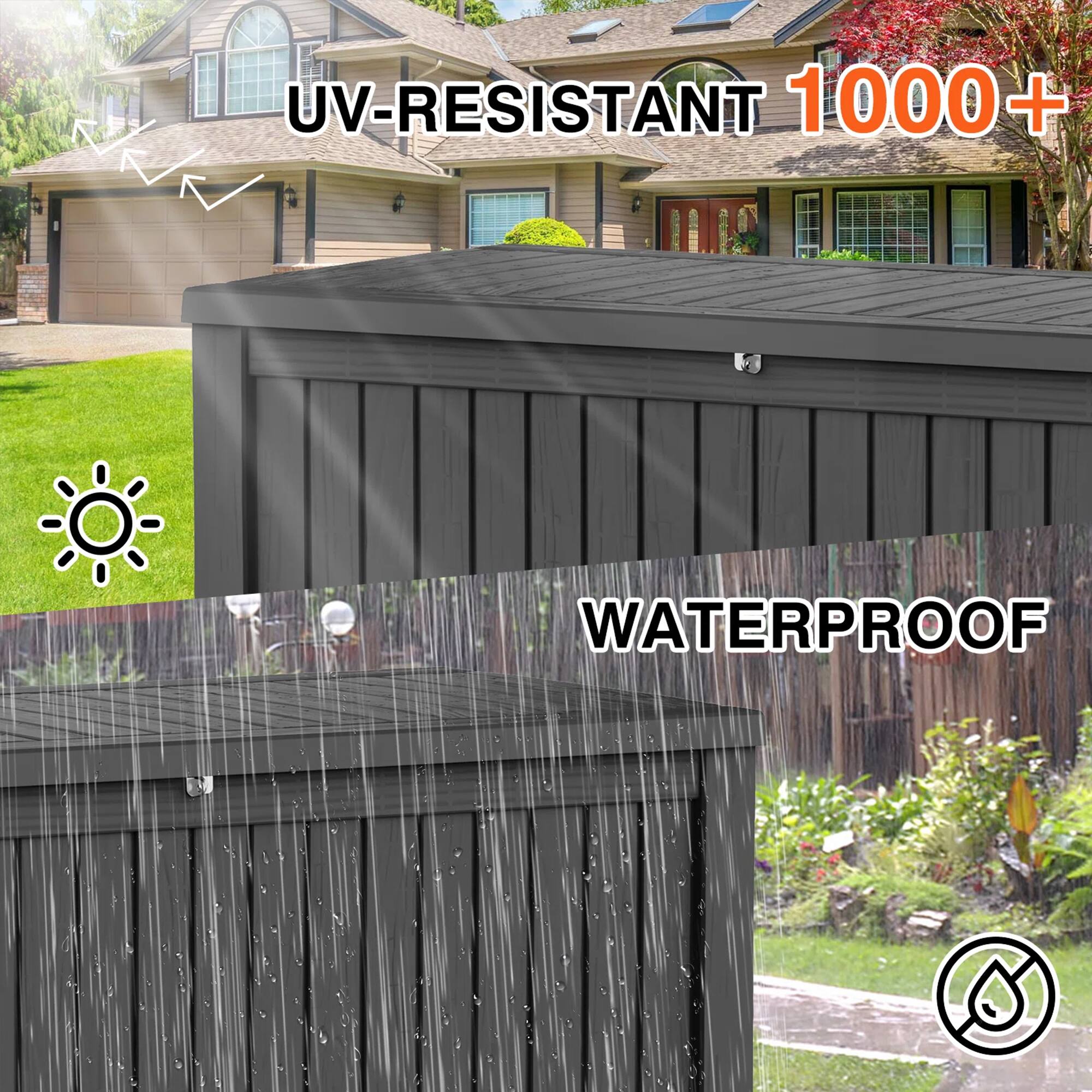 UV-Resistant 1000+  
Waterproof