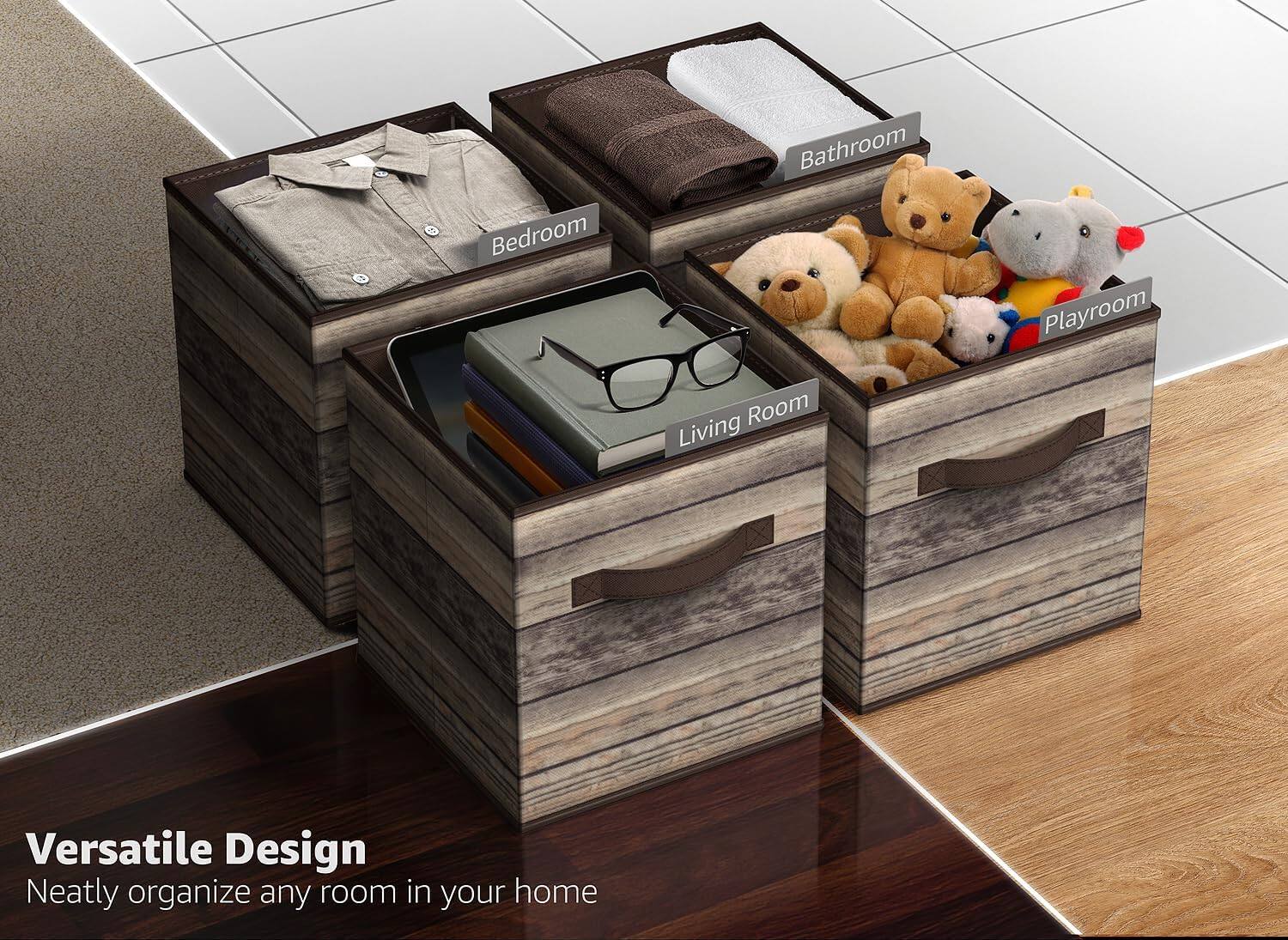 Versatile Design  
Neatly organize any room in your home  

Bedroom  
Bathroom  
Living Room  
Playroom