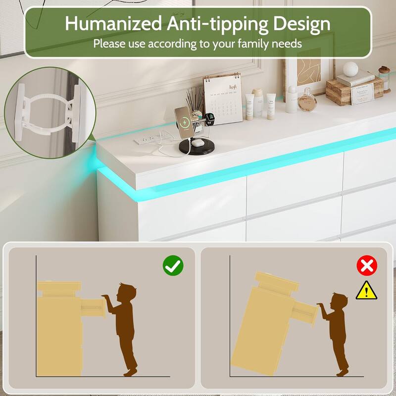 Humanized Anti-tipping Design  
Please use according to your family needs