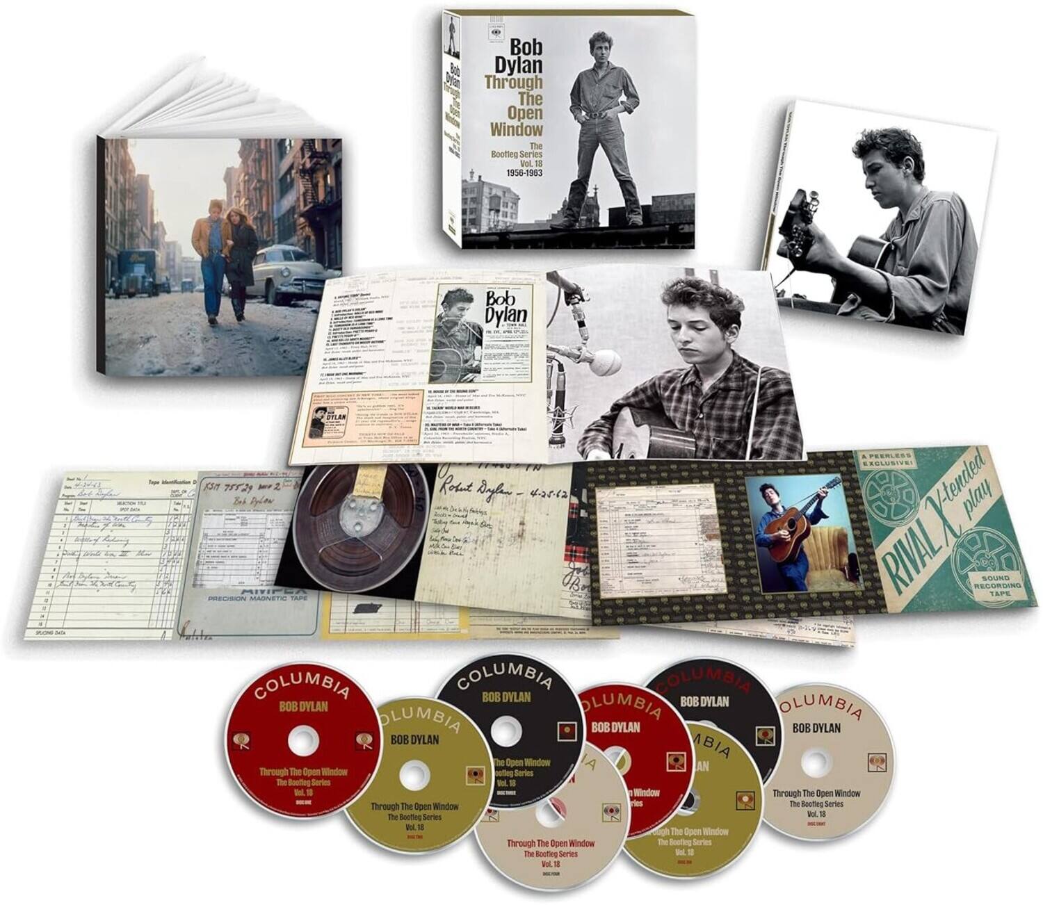 Bob Dylan Through The Open Window  
The Bootleg Series Vol. 18 195-1963  

Bob Dylan  
A Fearless Tender Play  
Rival Recording Sources  
Columbia  

Columbia  
Bob Dylan  
Through The Open Window  
The Bootleg Series Vol. 18  

Columbia  
Bob Dylan  
Through The Open Window  
The Bootleg Series Vol. 18  

Columbia  
Bob Dylan  
Through The Open Window  
The Bootleg Series Vol. 18  

Columbia  
Bob Dylan  
Through The Open Window  
The Bootleg Series Vol. 18  

Precision Magnetic Tape  
Columbia  

Rival Recording Sources  
A Fearless Tender Play  
Rival Recording Tape