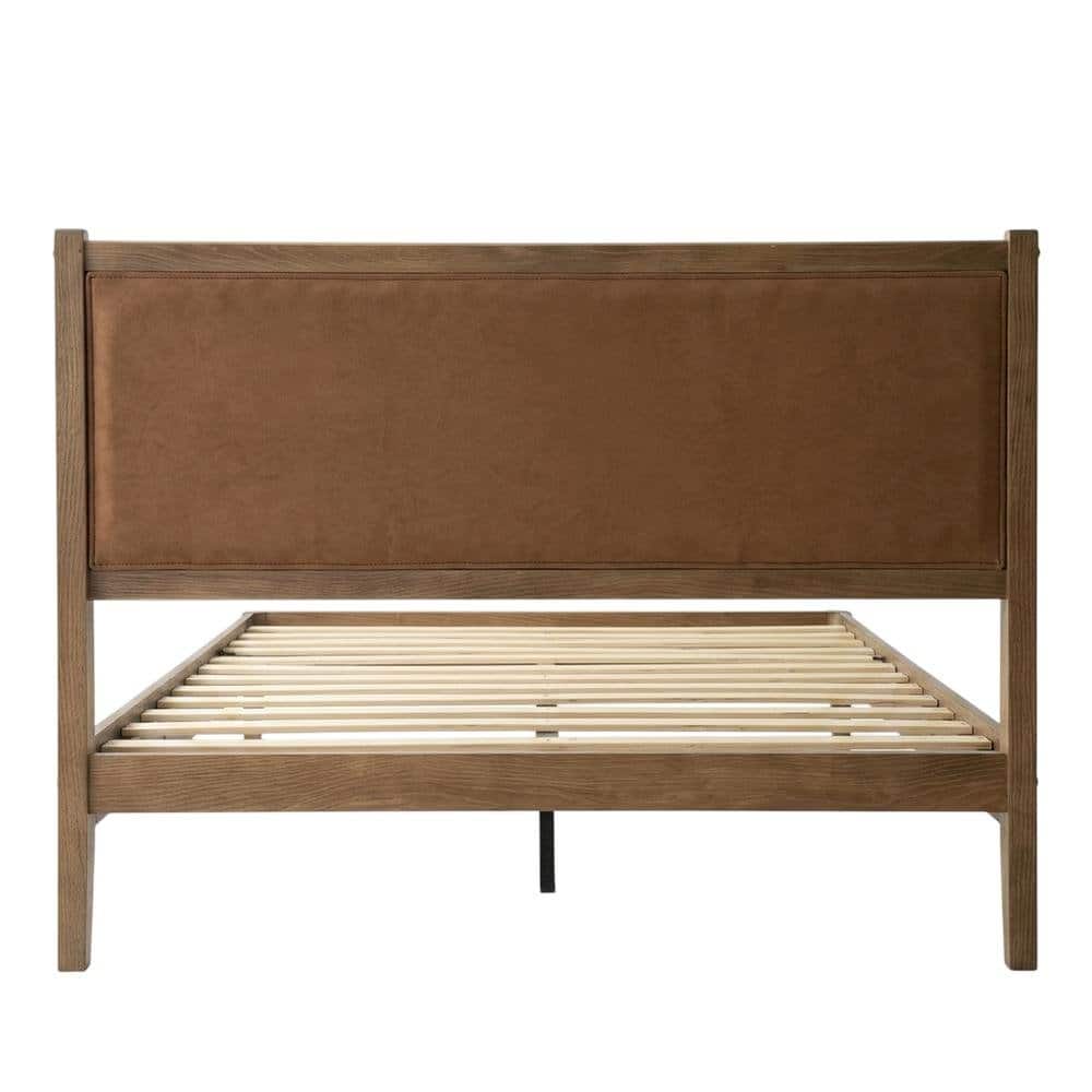FurniFact - Solid Wood Platform Bed, Headboard & Footboard with Storage - Barnwood price history on PriceWatchPro