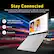 Stay Connected
Enjoy a stress-free session and let your ideas fly. Lean on stable connection, comfortable typing, and intuitive controls.
- 720p HD Camera with privacy shutter
- WiFi 6
- Bluetooth