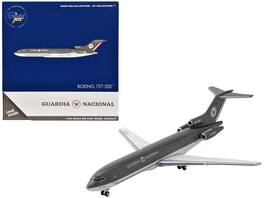 GeminiJets - Boeing 727-200 Commercial Aircraft Guardia Nacional - Mexico National Guard (XC-NPF/GN-402) 1/400 & Airplane - Gray