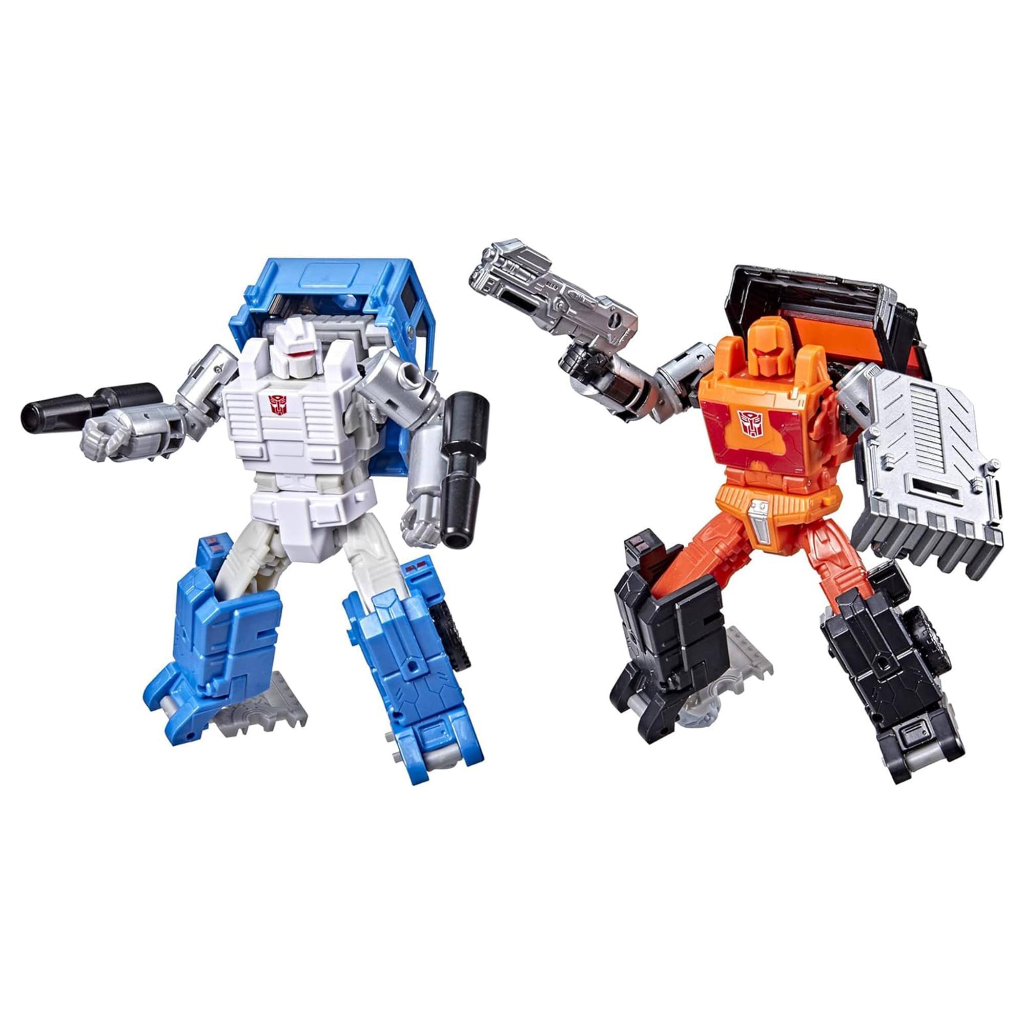Alt View 10. Hasbro - Transformers Golden Disk Collection Road Ranger and Puffer - Multi-Colored.