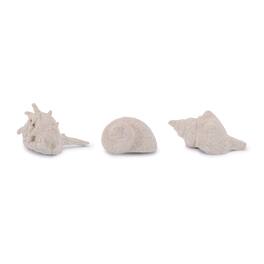 BreeBe - Sea Shell Filler Decor (Set of 12) - Beige
