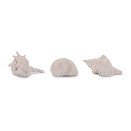 Front. BreeBe - Sea Shell Filler Decor (Set of 12) - Beige.