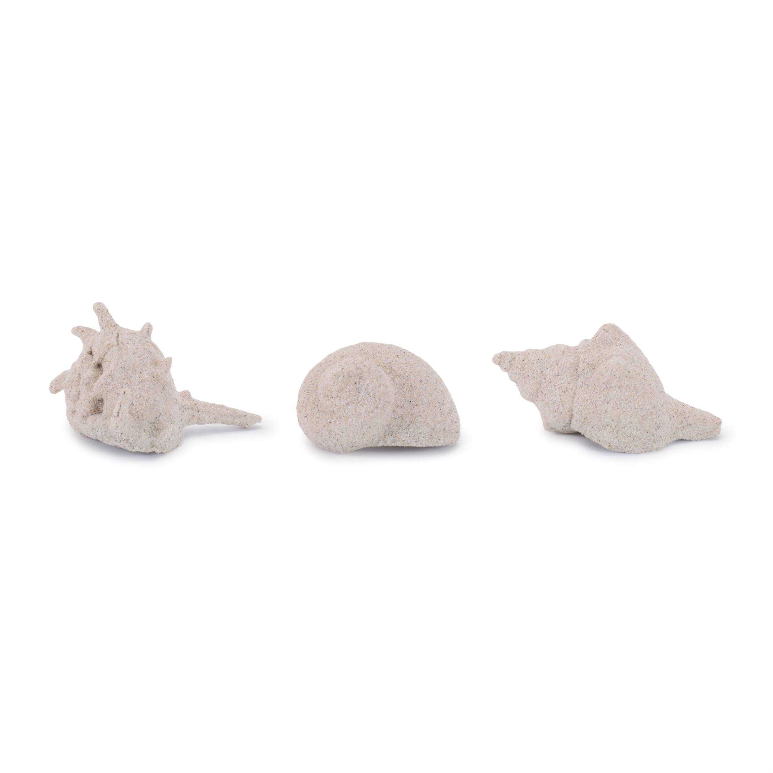 Front. BreeBe - Sea Shell Filler Decor (Set of 12) - Beige.