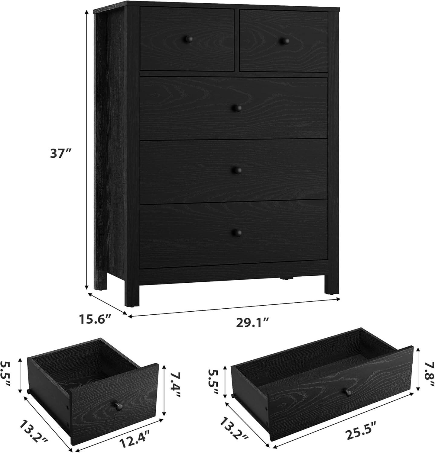 37"  
15.6"  
29.1"  
5.5"  
13.2"  
12.4"  
7.4"  
5.5"  
13.2"  
25.5"  
7.8"