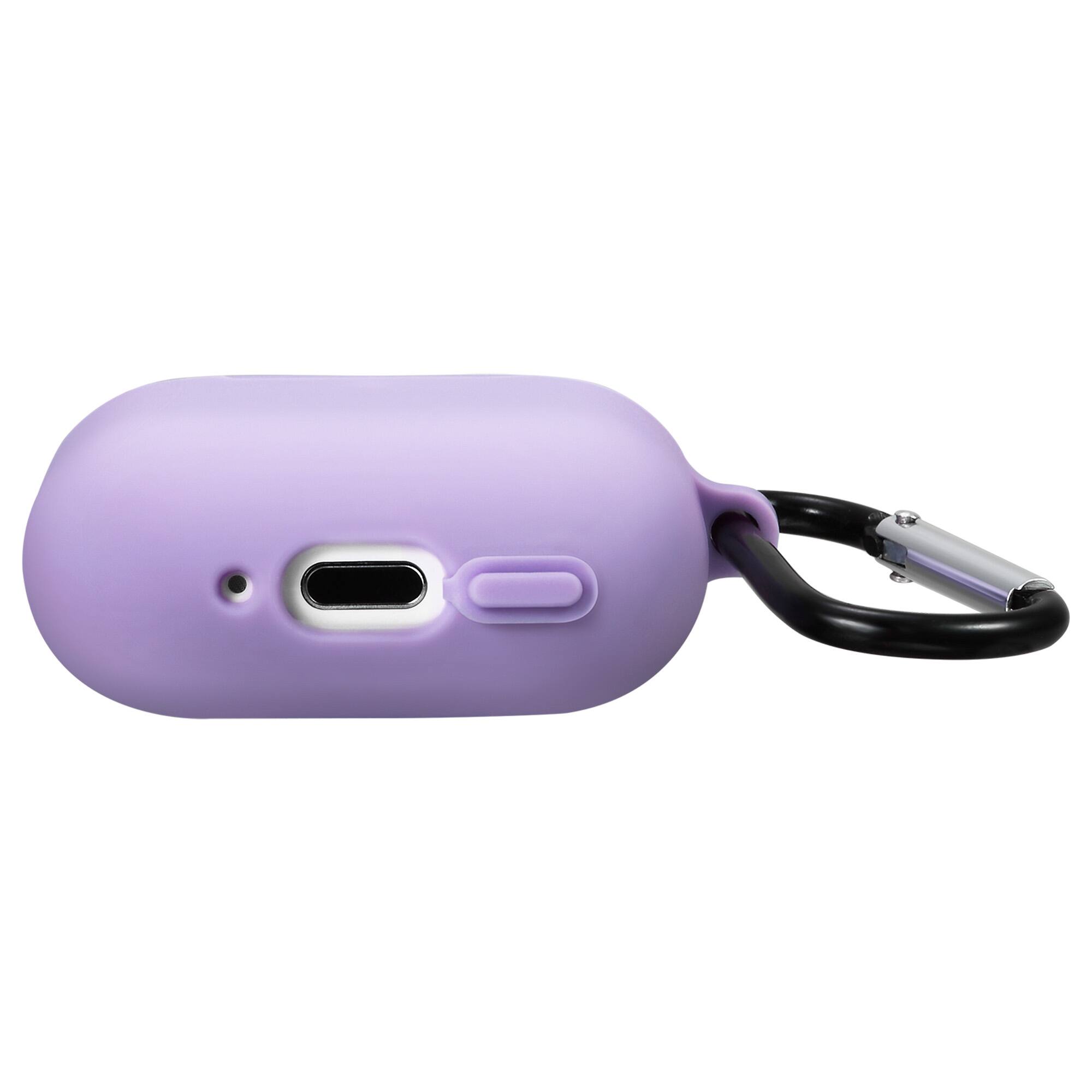 Alt View 2. Vena - Case for Apple AirPods 4 Case Silicone Cover For AirPods Gen 4 Case 4th Generation, Supports Wireless Charging, Purple - Purple.