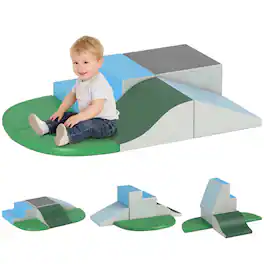 Qaba - Foam Climbing Blocks for Toddlers 1-3 Years