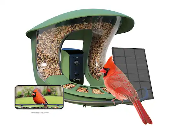 "Birdfeeder Phone Not Included"
