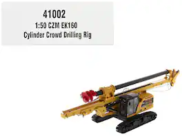 CZM EK160 Cylinder Crowd Drilling Rig "High Line" Series 1/50 Diecast Model by Diecast Masters - Yellow