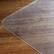 Angle. Floortex - Basic Lipped Vinyl Chair Mat for Hard Floors 36 x 48 inches - Clear.