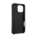 The image features a black cell phone case with a design that includes a hexagonal pattern. The case is made by a company called "Samsung." The case is designed to protect the phone from scratches and other damage. The case is also described as being "tough" and "rugged."