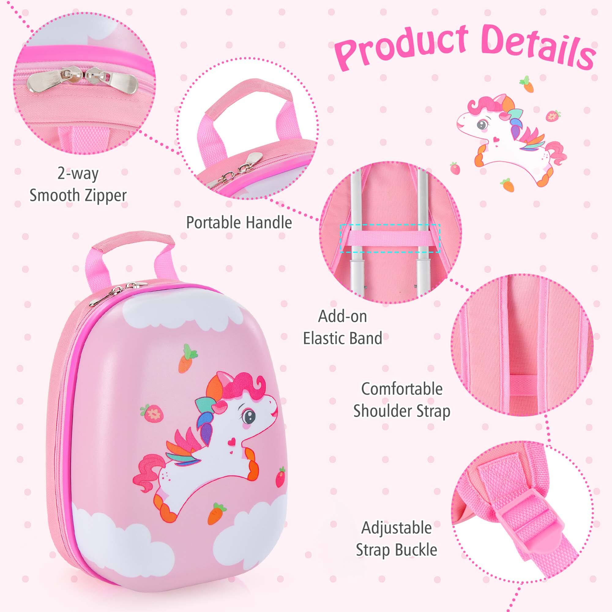 Product Details: 2-way Smooth Zipper, Portable Handle, Add-on Elastic Band, Comfortable Shoulder Strap, Adjustable Strap Buckle.