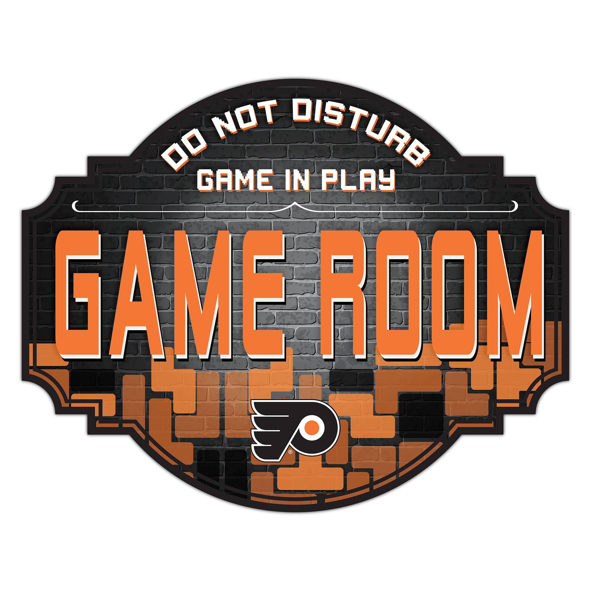 Philadelphia Flyers 12'' Game Room Tavern Sign