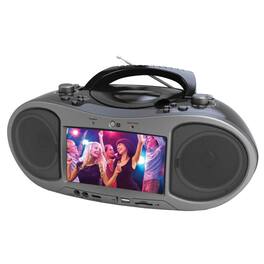 Naxa - 7" Bluetooth® DVD Boombox - Black