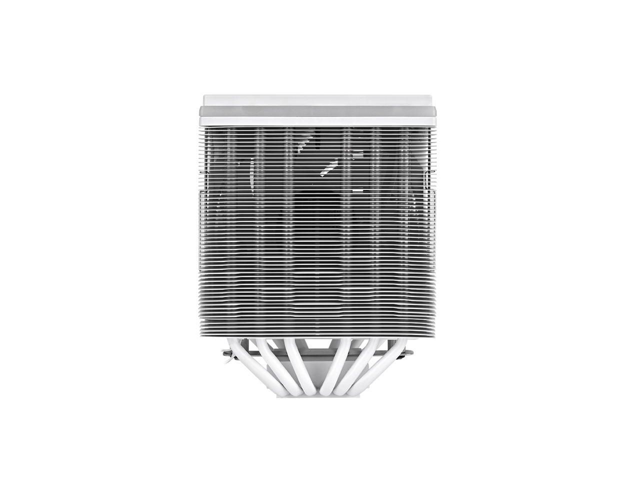 Alt View 4. Thermaltake - Thermaltake ASTRIA 600 ARGB CPU Cooler, 6 Heat Pipes, 2x120mm PWM Fans, 265W TDP, White, CL-P139-CA12SW-A - White.