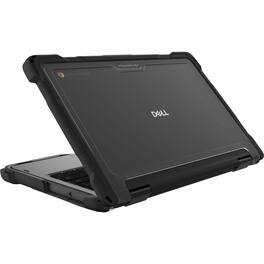 Gumdrop - DropTech Chromebook Case - For Dell Chromebook - Bump Resistant, Drop Resistant, Shock Absorbing, Impact - Black