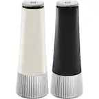 Front. ZWILLING - ZWILLING Spices Upside-Down Manual 2-pc Spice Mill Set, Black & Ivory - Black.