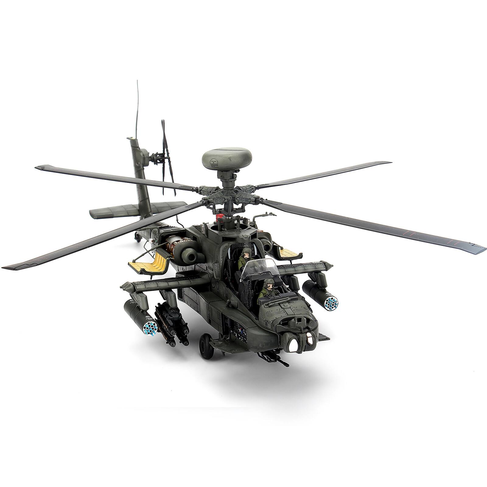 Alt View 5. Bless Wing - Hughes AH-64D Apache Longbow Helicopter "Operation Iraqi Freedom" (2003) United States Army 1/48 Model by Bless Wing.