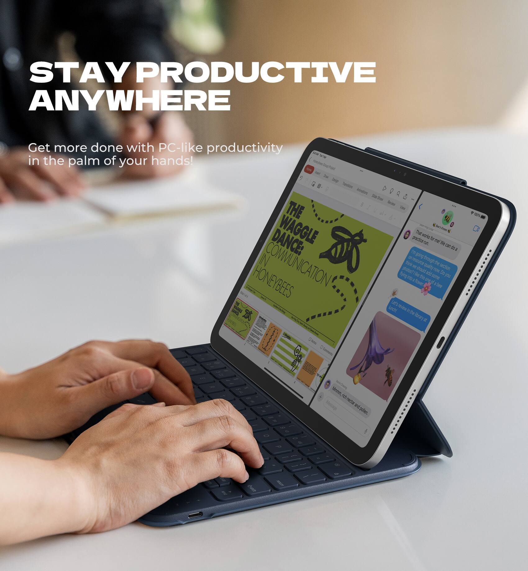 STAY PRODUCTIVE ANYWHERE

Get more done with PC-like productivity in the palm of your hands!

THE WAGGLE DANCE: COMMUNICATION OF HONEYBEES