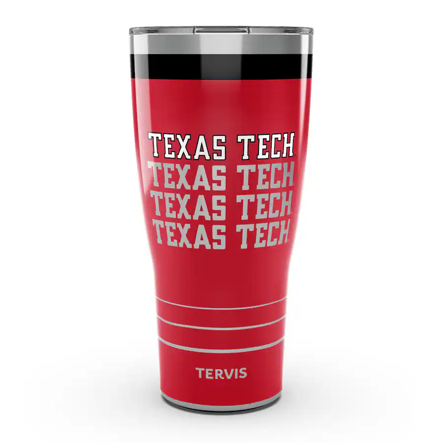 Red Tech 10 Tervis Texas Tech Red Raiders 30oz. Reverb Stainless Steel Tumbler ...