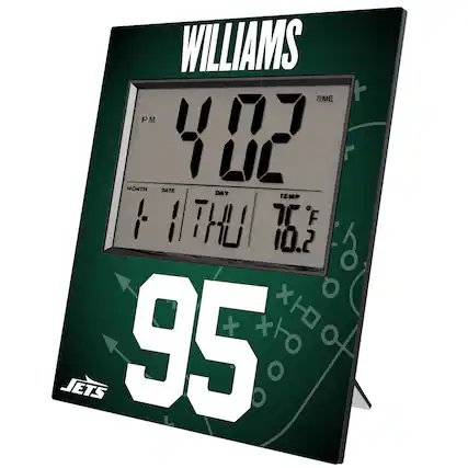 WILLIAMS
TIME 4:02 PM
MONTH 11 DATE 1 DAY THU TEMP 76°F
95
JETS