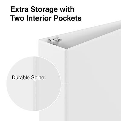 Extra Storage with Two Interior Pockets  
Durable Spine
