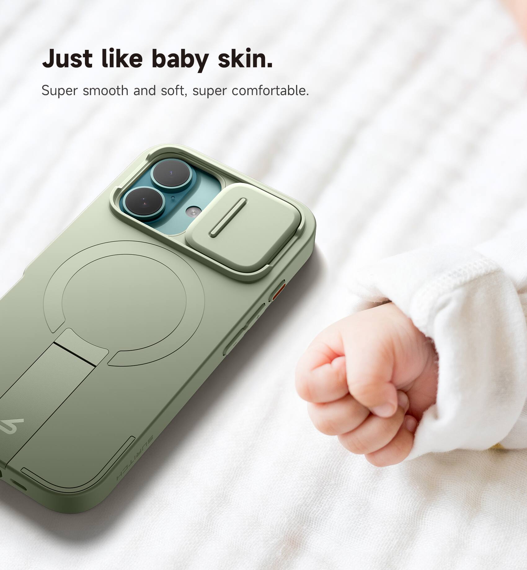 Just like baby skin.  
Super smooth and soft, super comfortable.