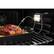 Alt View 17. JennAir - NOIR 30" Single Electric Convection Wall Oven with Built-In Microwave - Floating Glass Black.