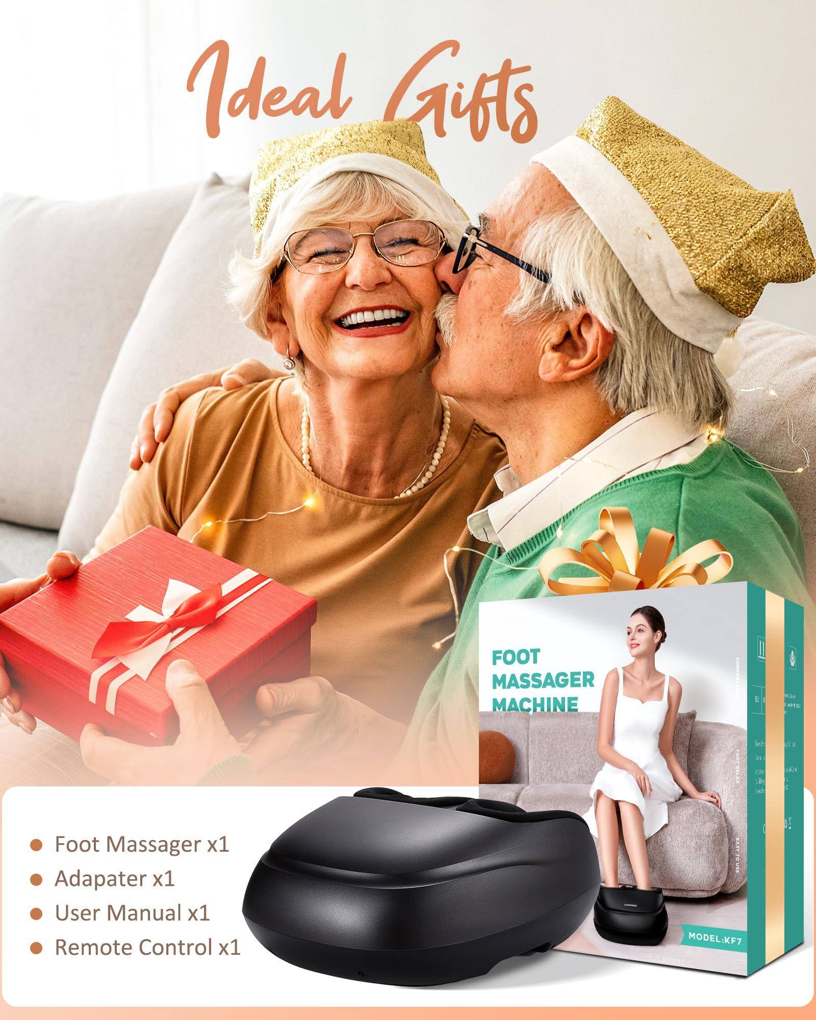 Ideal Gifts

FOOT MASSAGER MACHINE

- Foot Massager x1
- Adapter x1
- User Manual x1
- Remote Control x1

MODEL: KF7