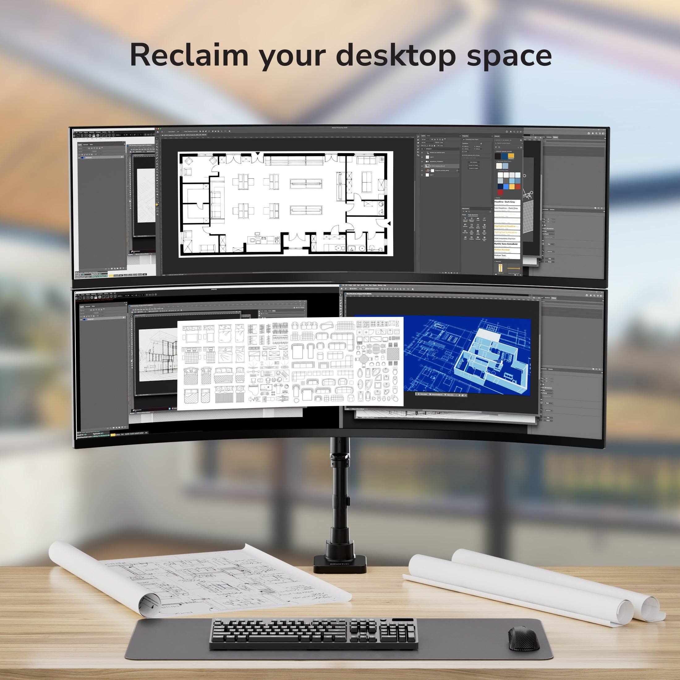 Reclaim your desktop space