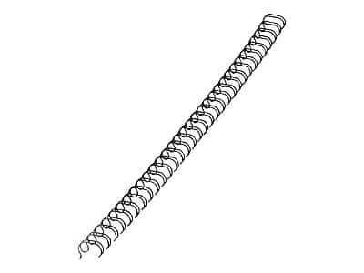 "Fellowes - 1/2"" Metal Wire Binding Spine, 100 Sheet Capacity, 25/Pack (5255401) - Black" price history on PriceWatchPro