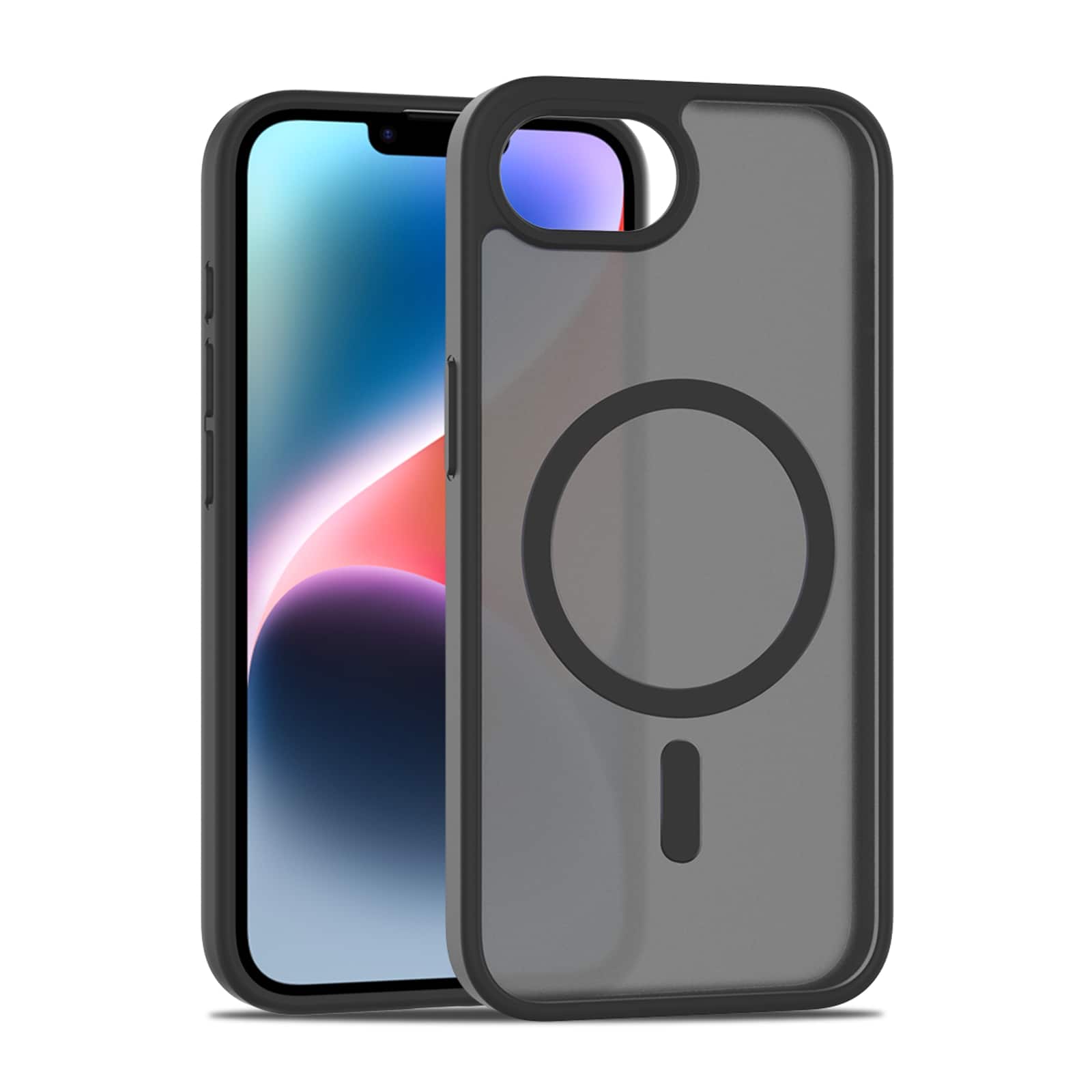 Dteck - Matte Case for iPhone 17e / iPhone 16e, Compatible with MagSafe, Slim Translucent Shockproof Phone Cover - Black price history on PriceWatchPro