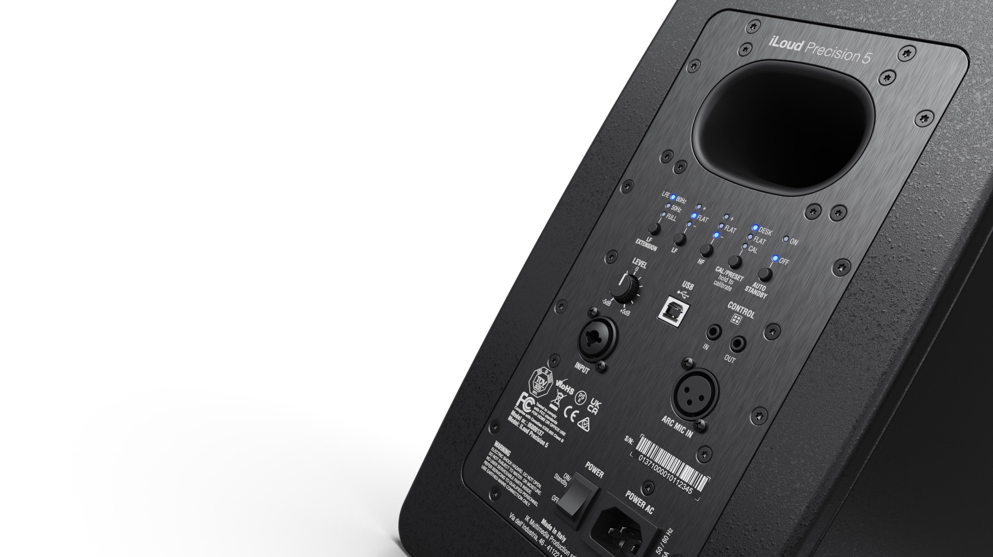 Alt View 11. IK Multimedia - iLoud Precision 5 Studio Monitor - Black.