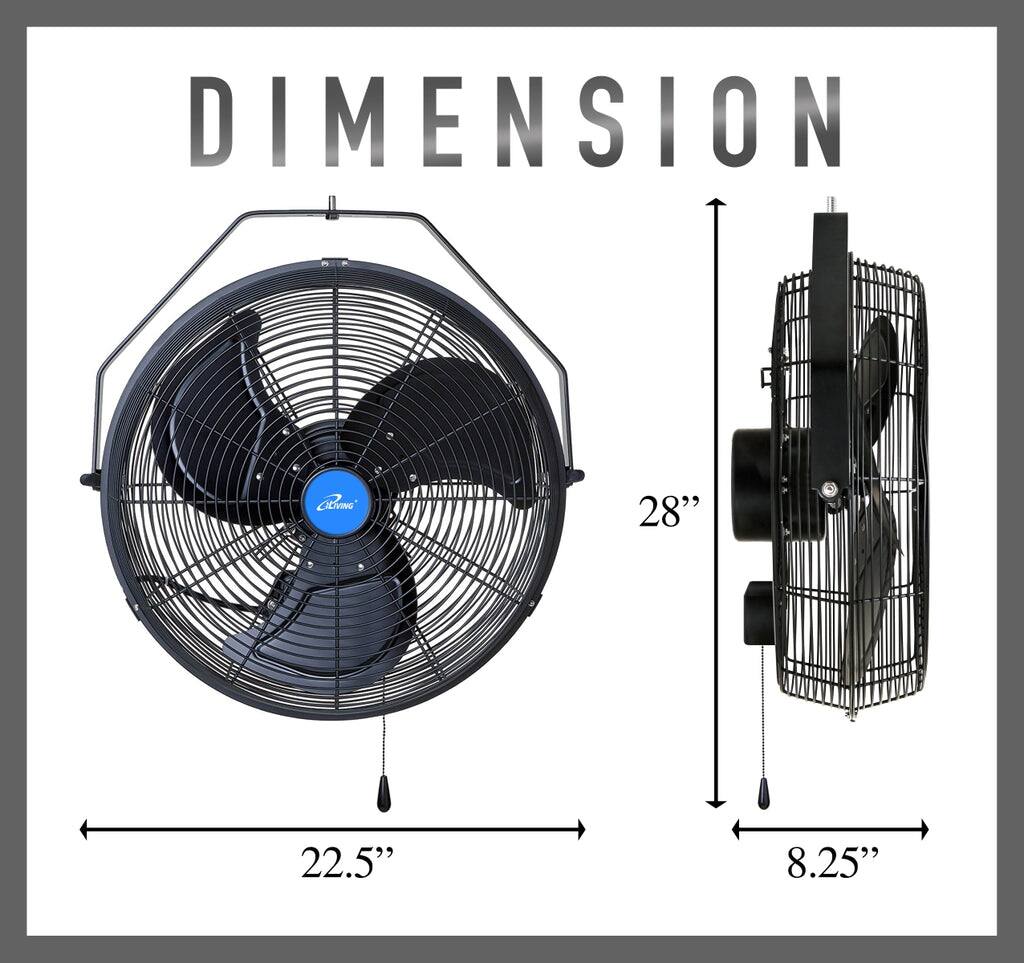 DIMENSION  
28" x 22.5" x 8.25"