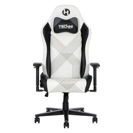 Forest'nSky - Sport Comfort Edge Gaming Chair, Ergonomic High-Back Racing Style PC Seat - White