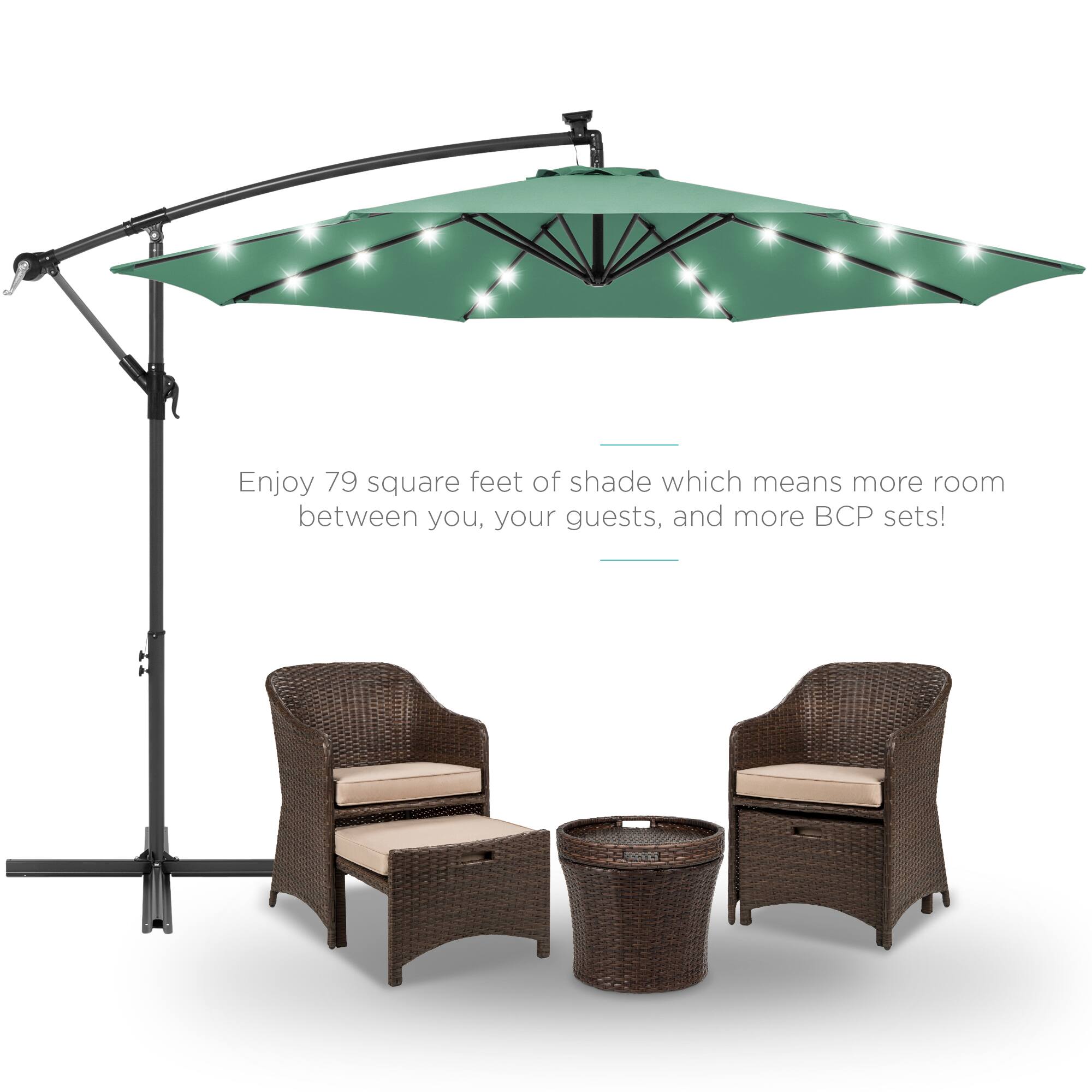 Enjoy 79 square feet of shade which means more room between you, your guests, and more BCP sets!