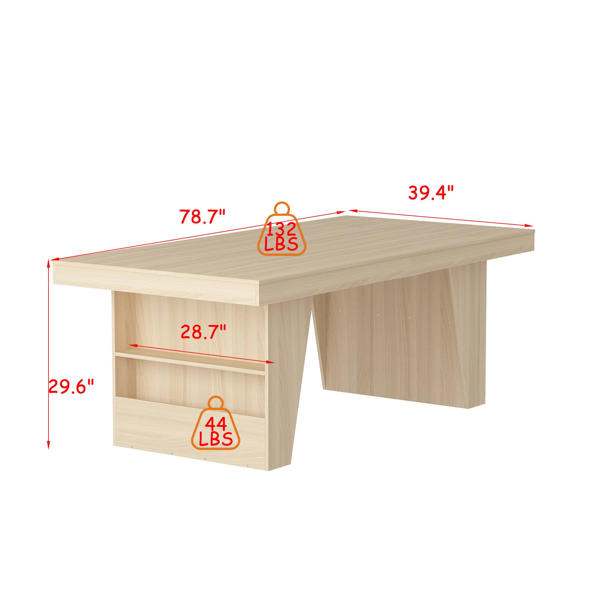 78.7" 39.4" 29.6" 28.7" 132 LBS 44 LBS