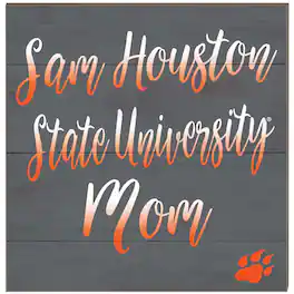 Jardine - Sam Houston State Bearkats 10'' x 10'' Team Mom Plaque - Orange