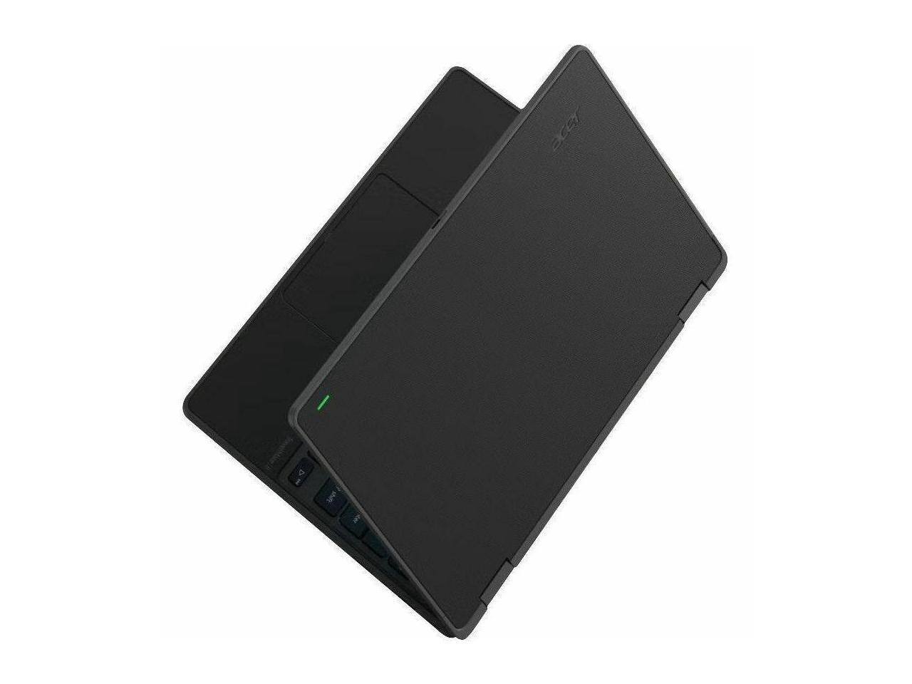 Alt View 5. Acer - Acer TravelMate B3 11 B311-34T - 11.6" Touchscreen - Intel N250 - 8 GB - 128 GB SSD - Win 11 Pro - Black.