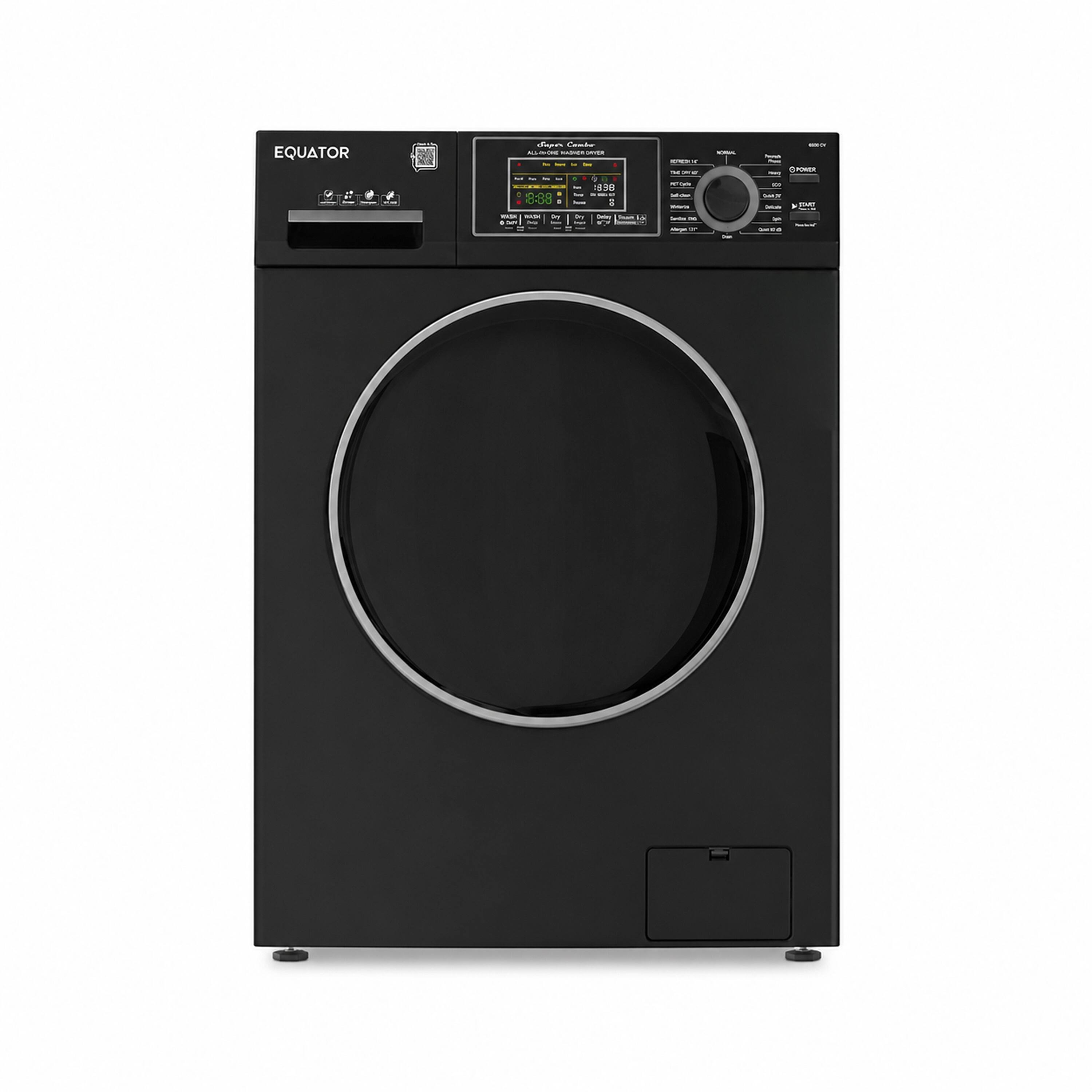 Equator - Max 2.5 cu. ft. VENTLESS/VENTED Convertible All-in-One Combo Washer Dryer - PET, Sensor Dry, 110V - EZ 6500 - Black price history on PriceWatchPro