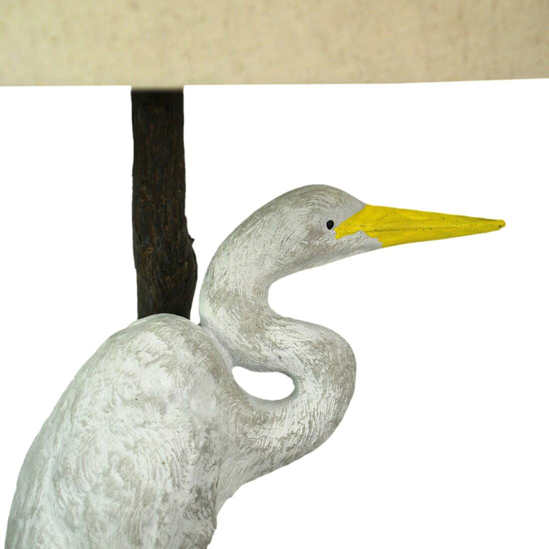 Alt View 2. Things2Die4 - Set of 2 Heron Table Lamps - 30.5" High - Coastal Bedroom Decor - Multicolored.