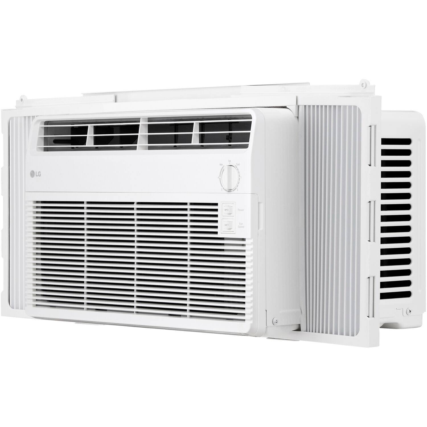 Alt View 16. LG - 5,000 BTU Window Air Conditioner - White.