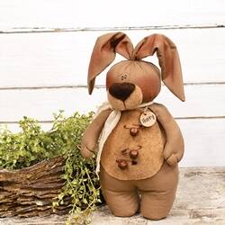 Angle. BreeBe - Harry the Hare Doll - Brown.