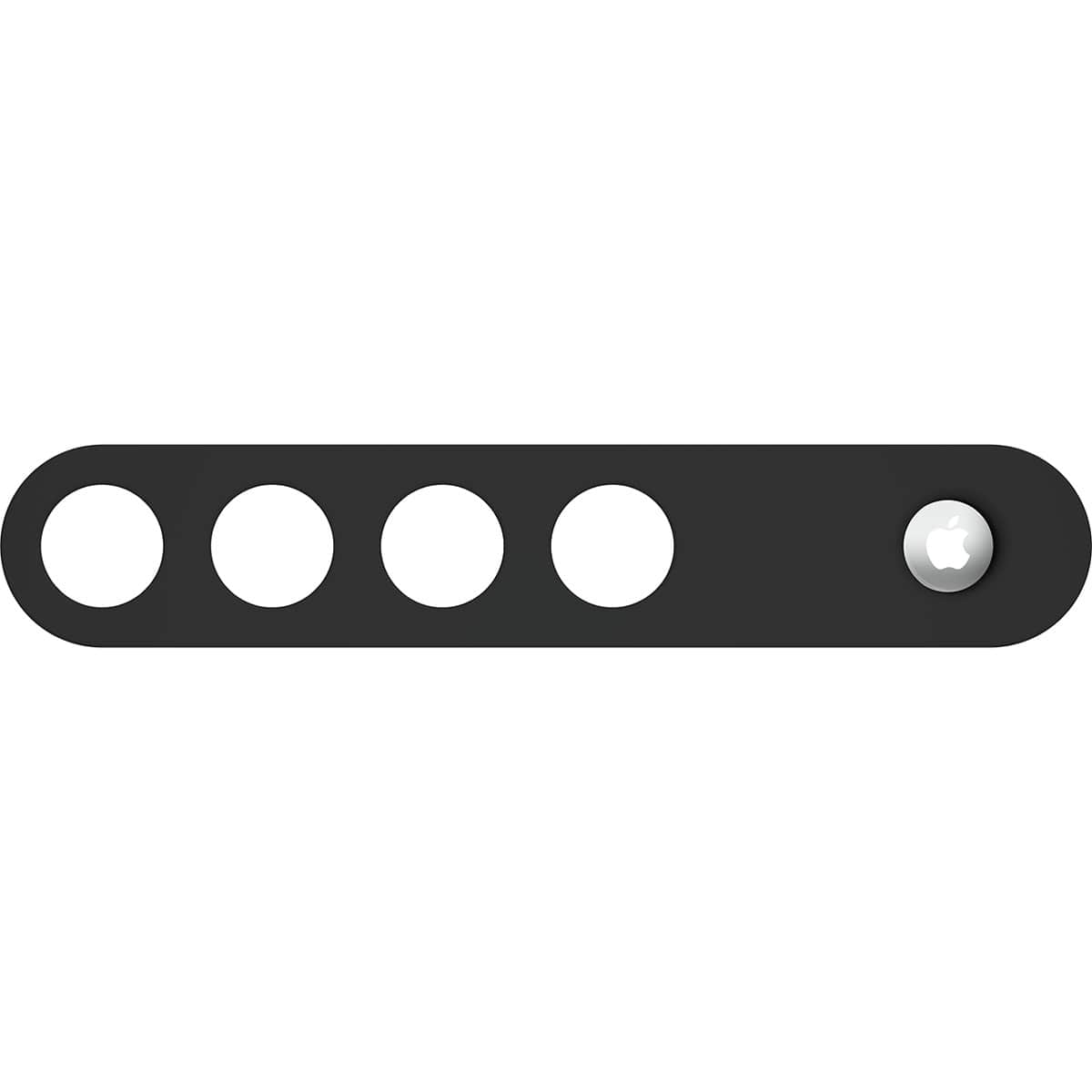 Left. STM - StickAir - AirTag / Tile Case 2pk - Black/Grey.