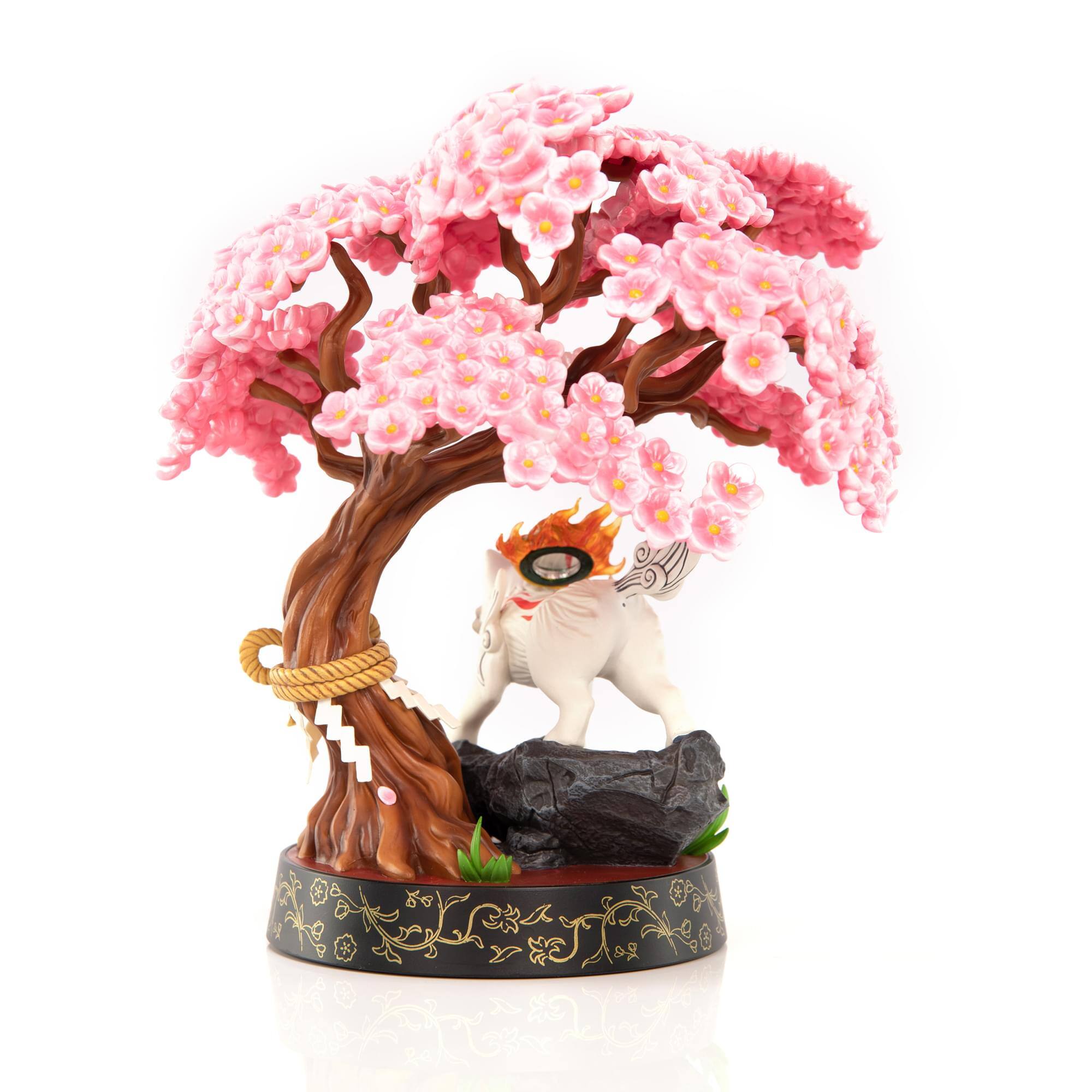 Alt View 4. First 4 Figures - Okamiden Chibiterasu 10 Inch PVC Statue (Standard Edition) - Multi-Colored.