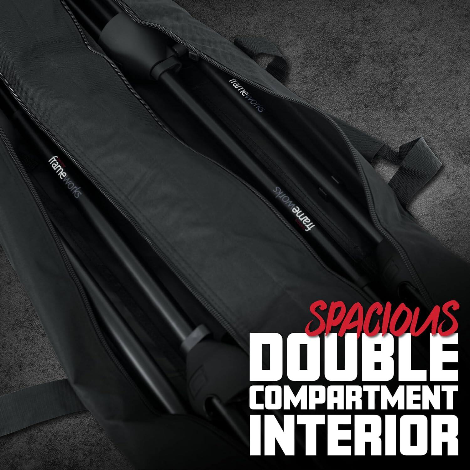 SPACIOUS DOUBLE COMPARTMENT INTERIOR