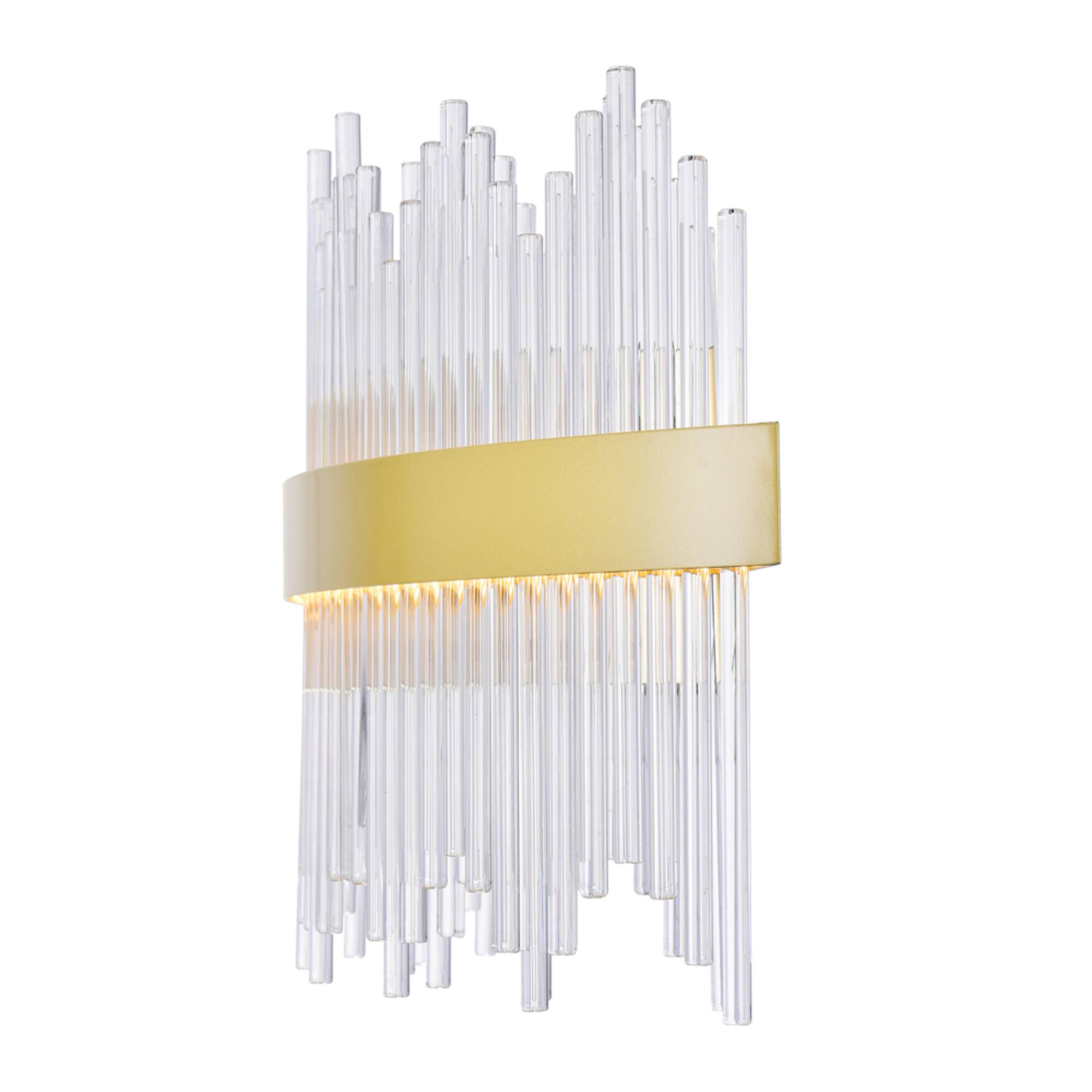 Back. CWI Lighting - Genevieve LED Wall Sconce With Medallion Gold Finish - Medallion Gold.